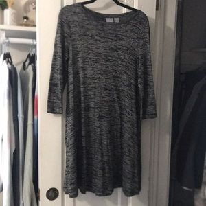 Grey, three quarter dress, small